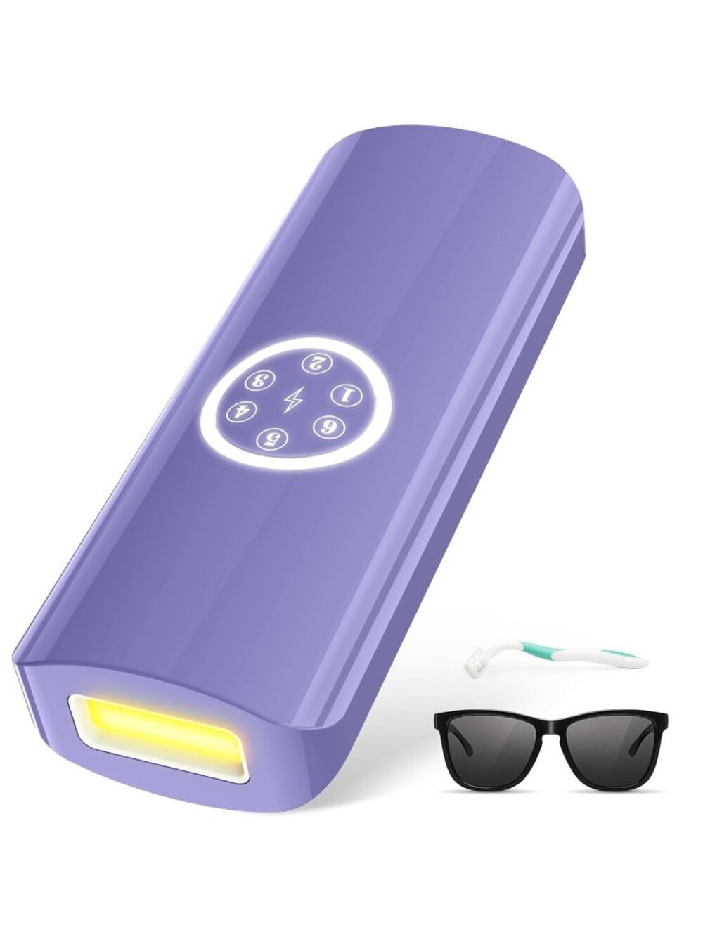 IPL Laser Hair Removal Permanent Remover 6 Levels/2 Modes Purple